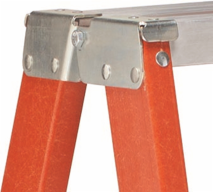 8 Foot Fiberglass Twin Front Step Ladder, Type IA, 300 lb Load Capacity