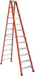 12 Foot Fiberglass Step Ladder Type IAA 375 lb Load Capacity