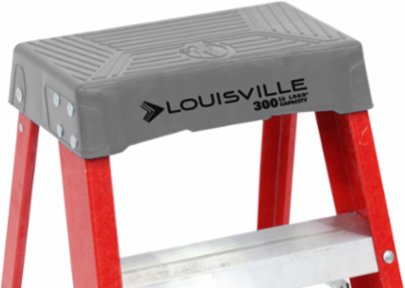 2-Foot Fiberglass Step Stool, Type IA, 300 lbs Load Capacity