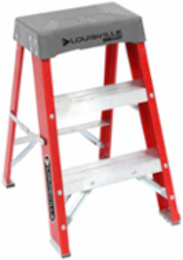 2-Foot Fiberglass Step Stool, Type IA, 300 lbs Load Capacity