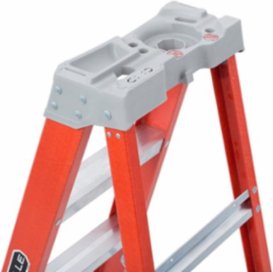8 Foot Fiberglass Step Ladder, Type IA, 300 Pound Load Capacity