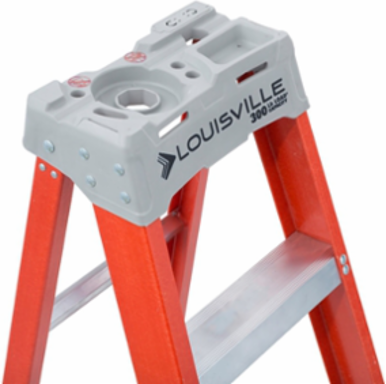 8 Foot Fiberglass Step Ladder, Type IA, 300 Pound Load Capacity