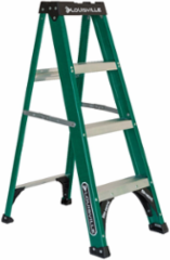 4 Foot Fiberglass Step Ladder, Type II, 225 lbs Load Capacity