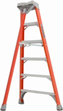 8 Foot Fiberglass Tripod Ladder, Type IA, 300 lb Load Capacity
