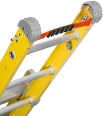 7 Foot Fiberglass Combination Ladder, Type IAA, 375 lbs Load Capacity