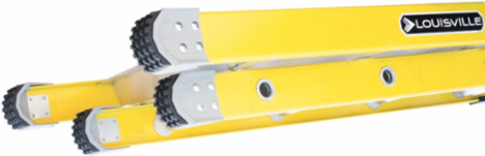 7 Foot Fiberglass Combination Ladder, Type IAA, 375 lbs Load Capacity
