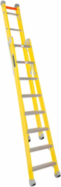 8 Foot Fiberglass Combination Ladder, Type IAA, 375 lbs Load Capacity