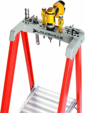 6-Foot Fiberglass Pinnacle Pro Platform Ladder, Type IA, 300 lb Capacity