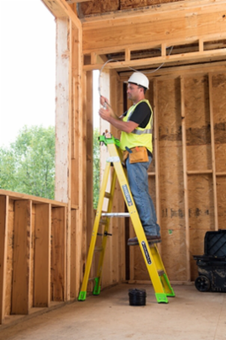 6 Foot Cross-Step Ladder, Type IAA, 375 lb Load Capacity, Fiberglass