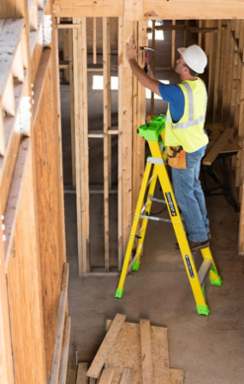 6 Foot Cross-Step Ladder, Type IAA, 375 lb Load Capacity, Fiberglass