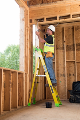 6 Foot Cross-Step Ladder, Type IAA, 375 lb Load Capacity, Fiberglass