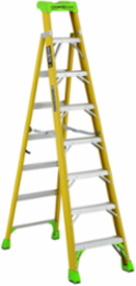 8 Foot Fiberglass Cross-Step Ladder, Type IAA, 375 lb Load Capacity