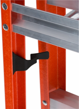 10-Foot Fiberglass Cross-Step Ladder Type IA 300-Pound Capacity