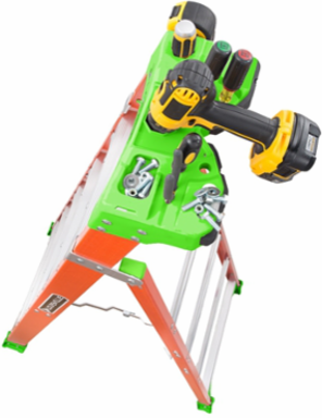 10-Foot Fiberglass Cross-Step Ladder Type IA 300-Pound Capacity