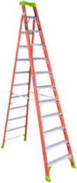 12 Foot Fiberglass Cross Step Ladder, Type IA, 300 lbs Capacity