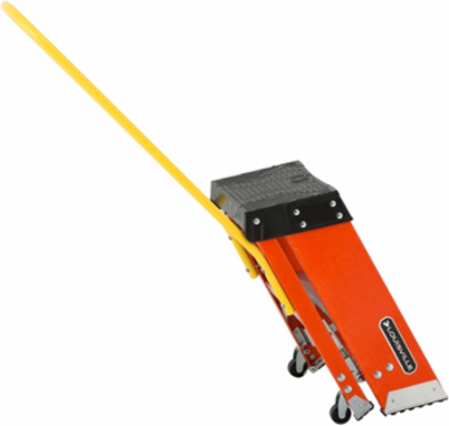 2-Foot Fiberglass Step Stool, Type IAA, 375 lb Capacity, Casters