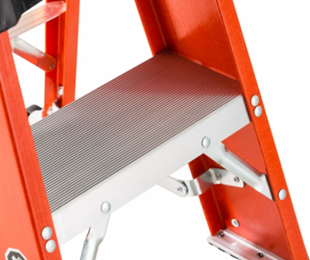 2 Foot Fiberglass Step Stand, Type IAA, 375 lb Load Capacity, Industrial