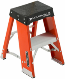 2 Foot Fiberglass Step Stand, Type IAA, 375 lb Load Capacity, Industrial