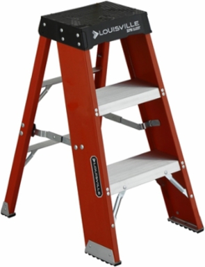 3 Foot Fiberglass Step Stool Type IAA 375 lb Load Capacity