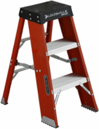 3 Foot Fiberglass Step Stool Type IAA 375 lb Load Capacity