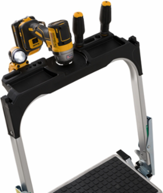 2-Foot Step Stool Ladder, Type IA, 300 lbs Load Capacity, Steel