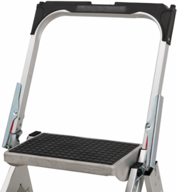 3-Foot Step Stool Ladder, Type IA, 300 lbs Load Capacity, Steel