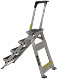 4-Foot Step Stool Ladder, Type IA, 300 lb Load Capacity, Steel