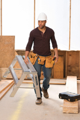 2-Foot Aluminum Sawhorse, Type IA, 300 lb Load Capacity