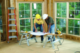 3 Foot Aluminum Sawhorse, Type IA, 300 lbs Load Capacity