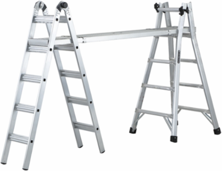 22 Foot Aluminum Multipurpose Ladder, Type IA, 300 lb Capacity