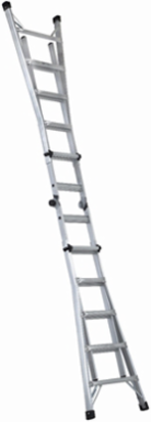 22 Foot Aluminum Multipurpose Ladder, Type IA, 300 lb Capacity