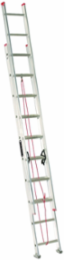 20-Foot Aluminum Extension Ladder, Type III, 200 lbs Load Capacity