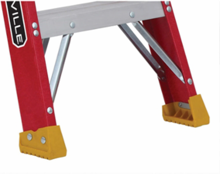 10 Foot Fiberglass Step Ladder, Type IA, 300 lb Load Capacity