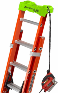 24-Foot Fiberglass Extension Ladder, Type IA, 300 lb Load Capacity