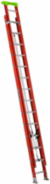 28 Foot Fiberglass Extension Ladder, Type IA, 300 lb Load Capacity