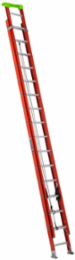 32 Foot Fiberglass Extension Ladder, Type IA, 300 lb Load Capacity