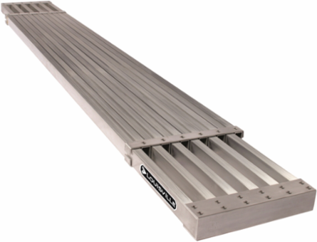 16 Inch Telescoping Aluminum Plank, 250 lb Load Capacity