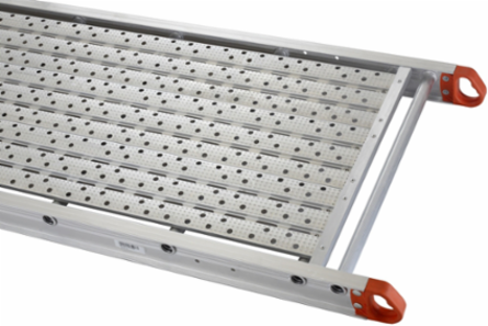 12 Foot Aluminum Scaffold Plank, 500 lb Load Capacity, 14 Inch Width