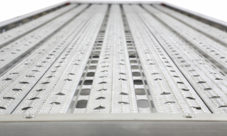 20 Foot Aluminium Scaffold Plank, 500 lb Load Capacity, 14 Inch Width