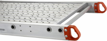 28 Foot Aluminum Scaffold Plank, 500 lb Load Capacity, 14 Inch Width