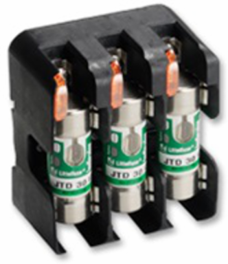 LFJ Series Fuse Block, 60 Amp, Class J, 600 VAC, DIN Rail Mount