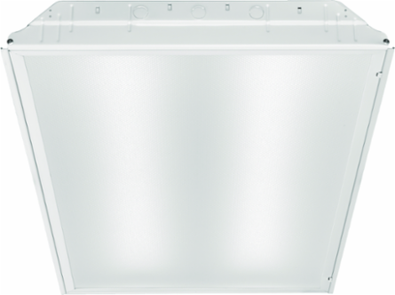 2x4 LED Troffer Light, 120-277V, Recessed Mount, White