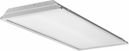 2x4 LED Troffer Light, 120-277V, Recessed Mount, White