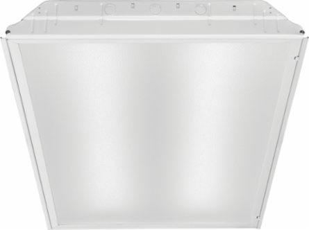 2x4 LED Troffer Light, 120-277V, Recessed Mount, White
