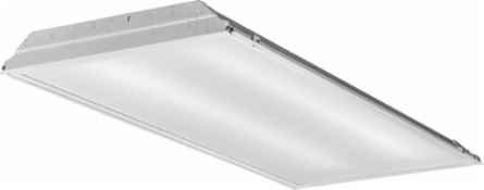 2x4 LED Troffer Light, 120-277V, Recessed Mount, White
