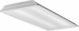 2x4 LED Troffer Light, 120-277V, Recessed Mount, White
