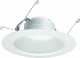 LED Round Downlight 5-6 Inch, 4000K Cool White, Baffle Trim