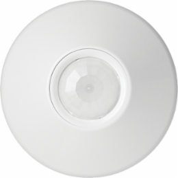 Ceiling Mount Sensor, Passive Dual Technology, 360 Lens, 4.5 Inch x 1.5 Inch, White