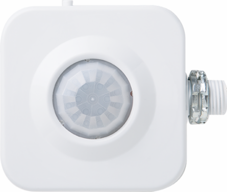 High Bay Aisleway Sensor, Bi-Directional Detection 70-110 ft, 1/2 Inch Knockout