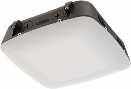 VOLT Canopy Luminaire 10 Inch x 10 Inch, Adjustable Lumen Output, Motion Sensor